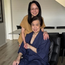Austin Health patient 68-year-old Hock Yap with his wife